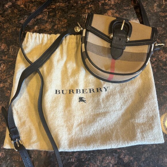 Burberry Nova Check Mini Crossbody/ Belt Bag - Picture 1 of 6